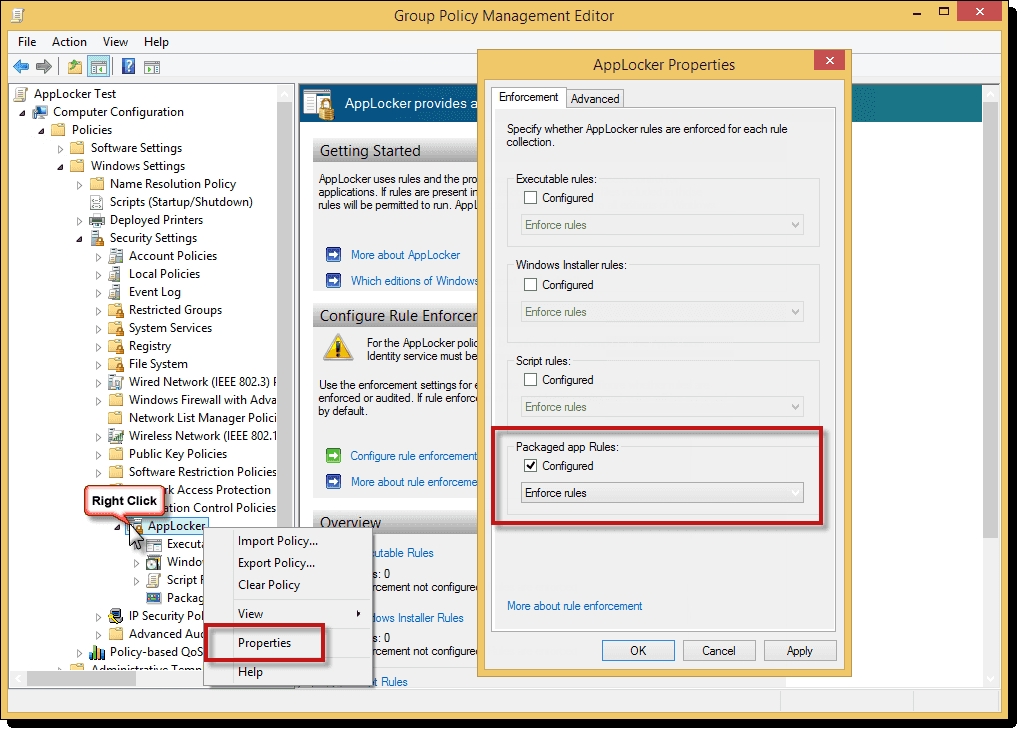 enable applocker windows 10